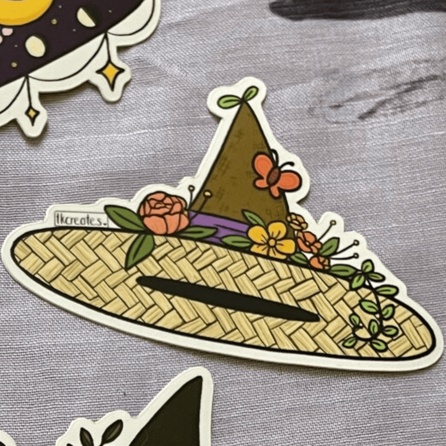 Witches Hat Stickers - Cloverdilly Kids