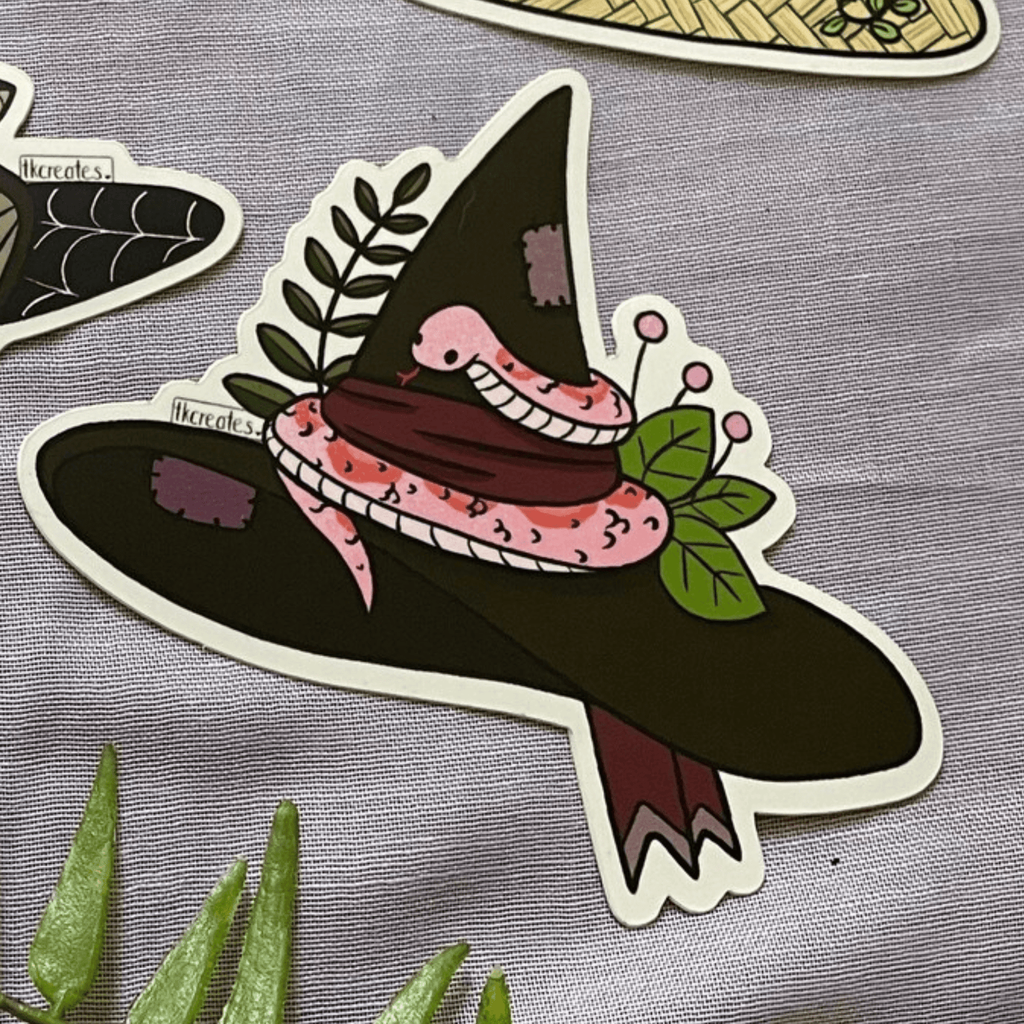 Witches Hat Stickers - Cloverdilly Kids