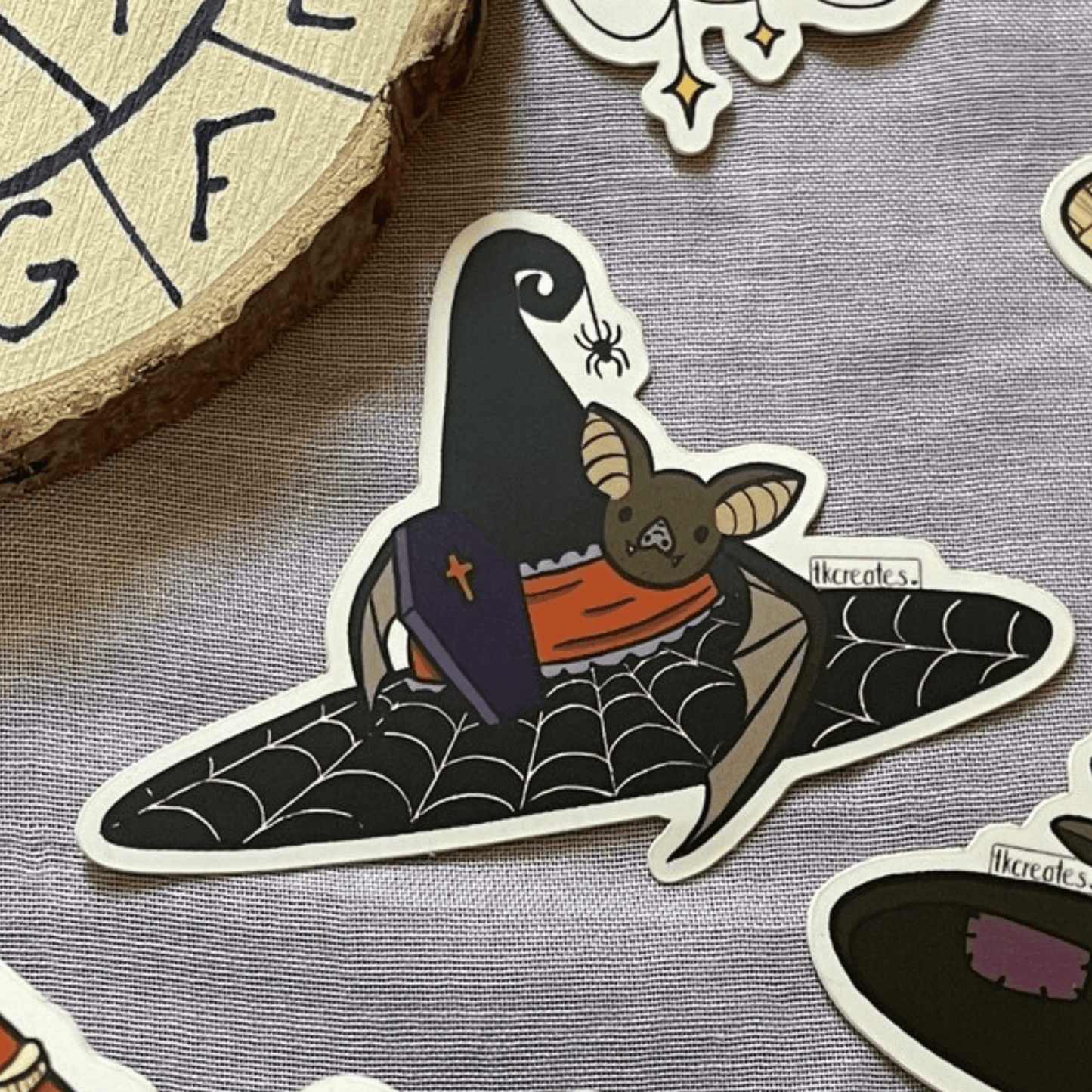 Witches Hat Stickers - Cloverdilly Kids