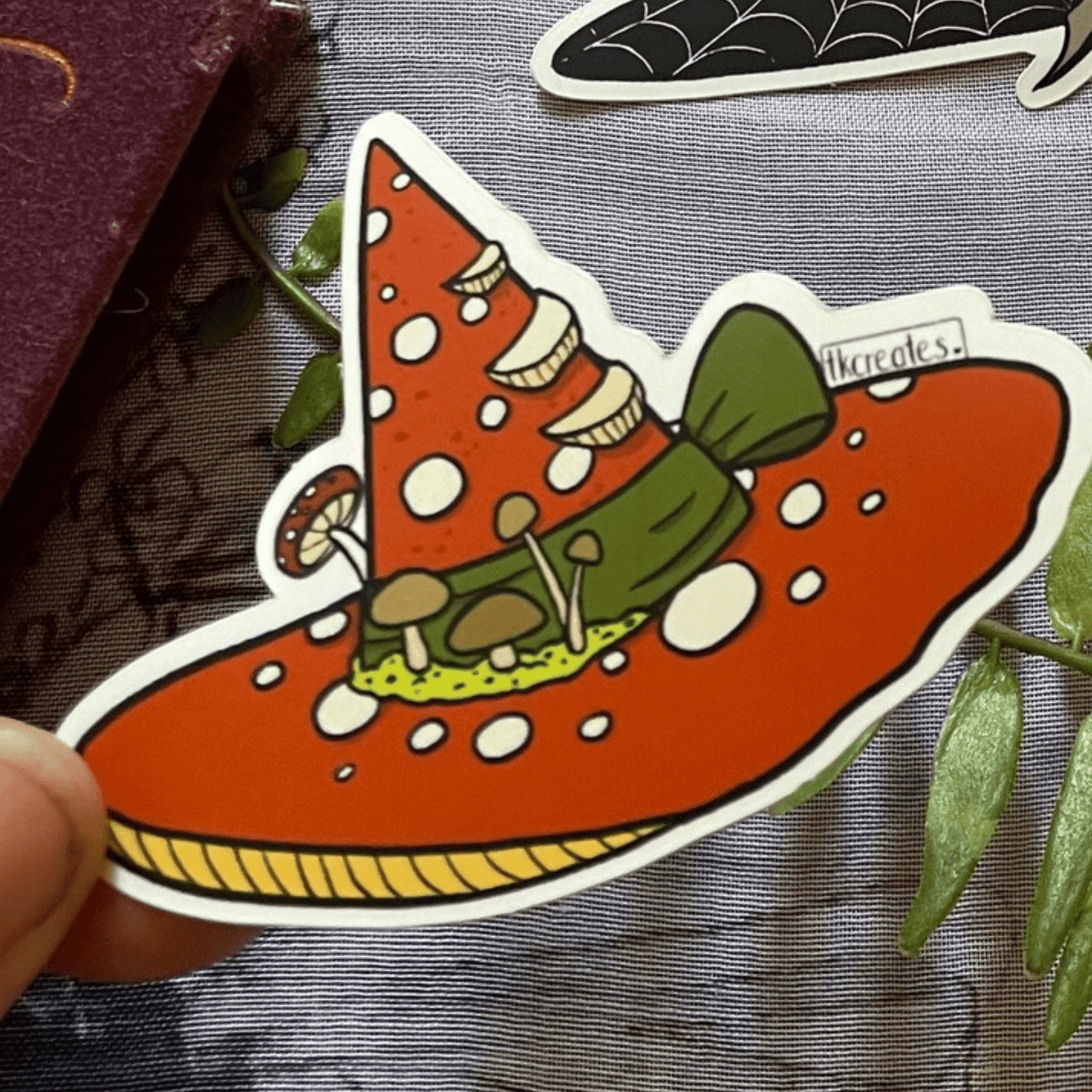 Witches Hat Stickers - Cloverdilly Kids