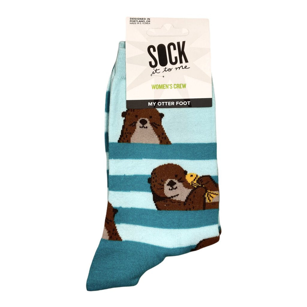 My Otter Foot Crew Women's Socks