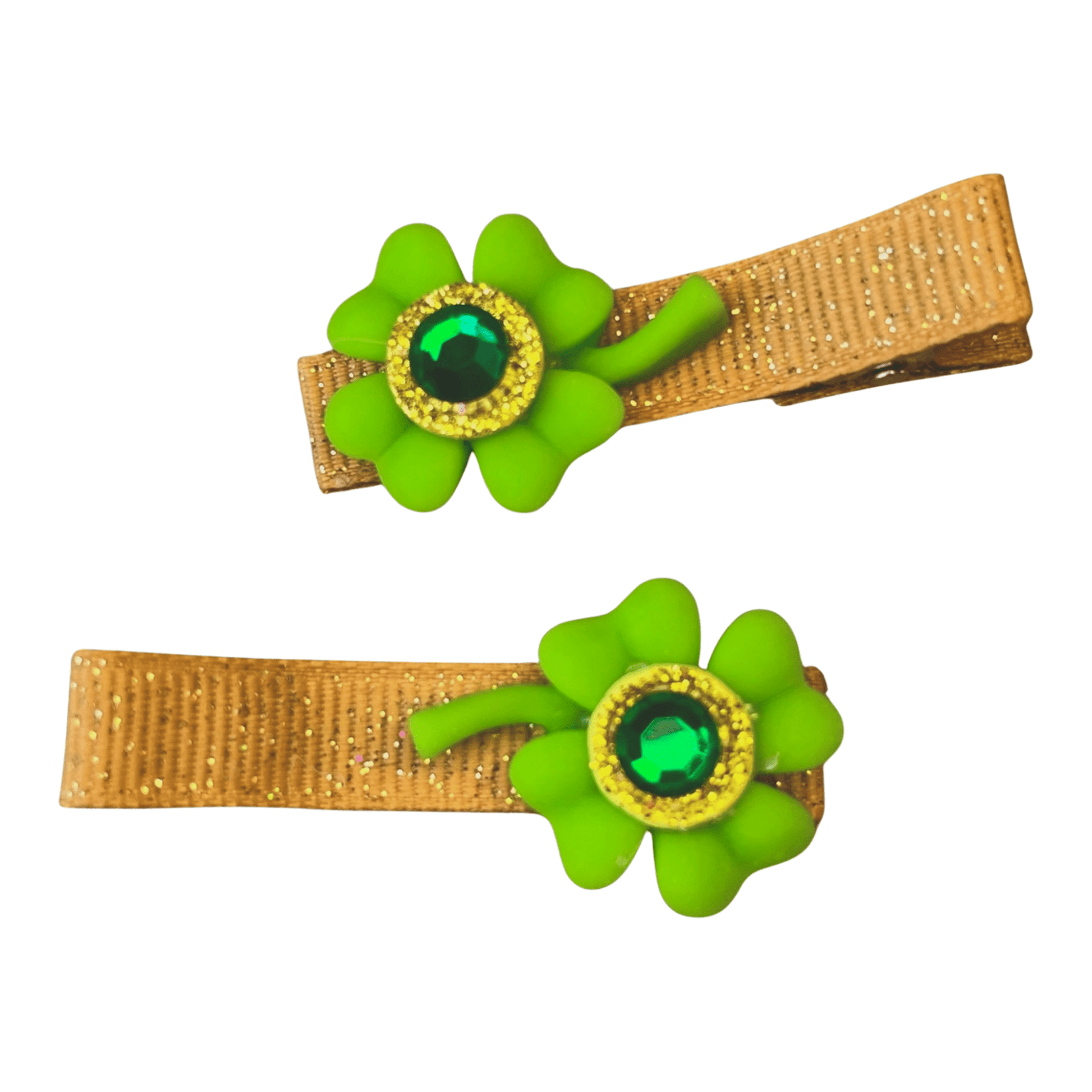 4 Leaf Clover Hair Clip - Cloverdilly Kids