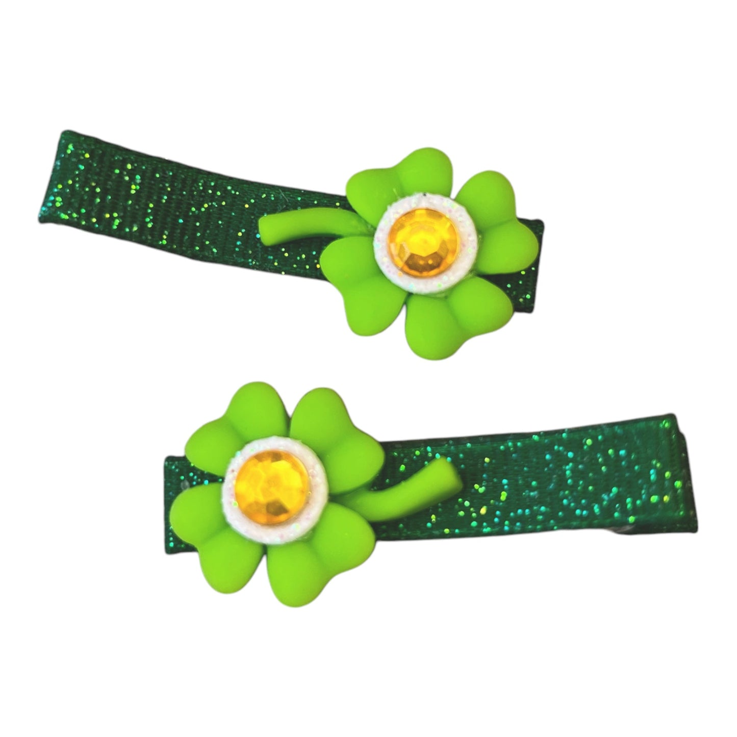 4 Leaf Clover Hair Clip - Cloverdilly Kids