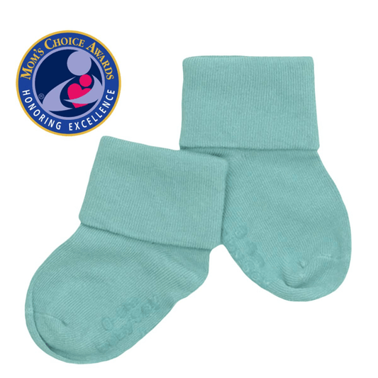 Baby Soy No - Slip Organic Socks (6 - 12mo) - Cloverdilly Kids