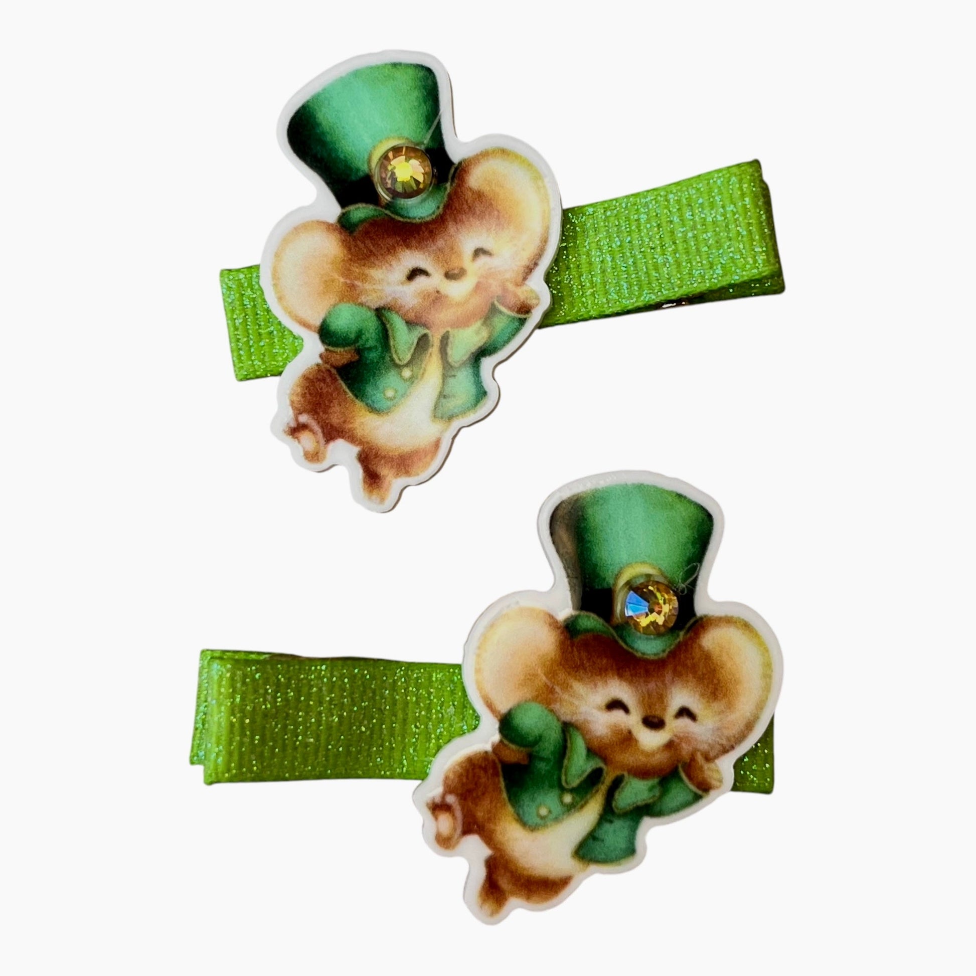 Dancing Mouse Hair Clips - Cloverdilly Kids