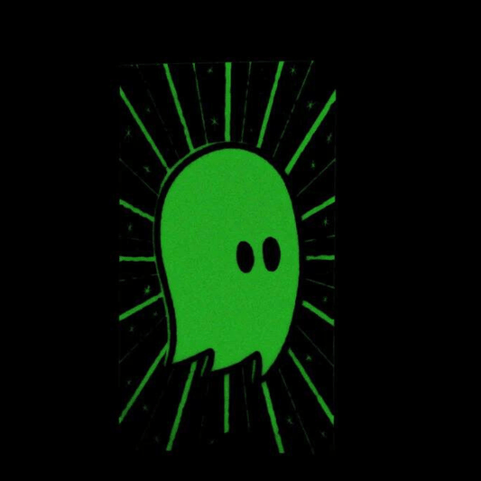 Ghostastic Glow - in - the - Dark Ghost Sticker - Cloverdilly Kids