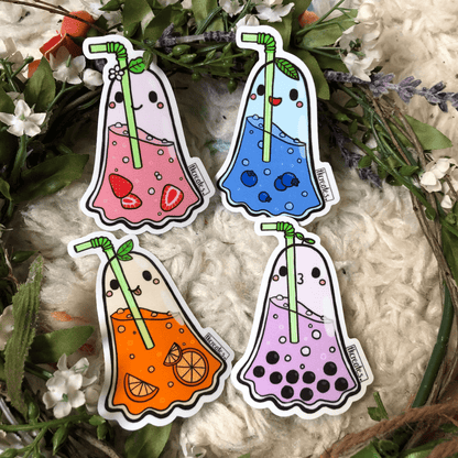 GhostTea Fruit Flavor Stickers - Cloverdilly Kids