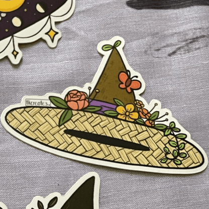 Witches Hat Stickers - Cloverdilly Kids