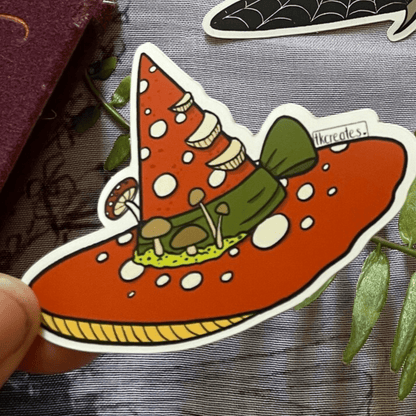 Witches Hat Stickers - Cloverdilly Kids