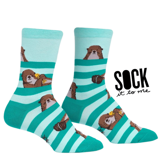 My Otter Foot Crew Women's Socks