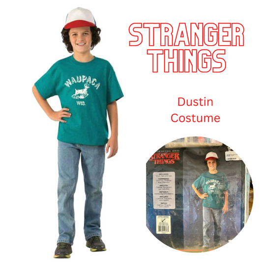 Stranger Things Dustin Costume (8-10yrs)