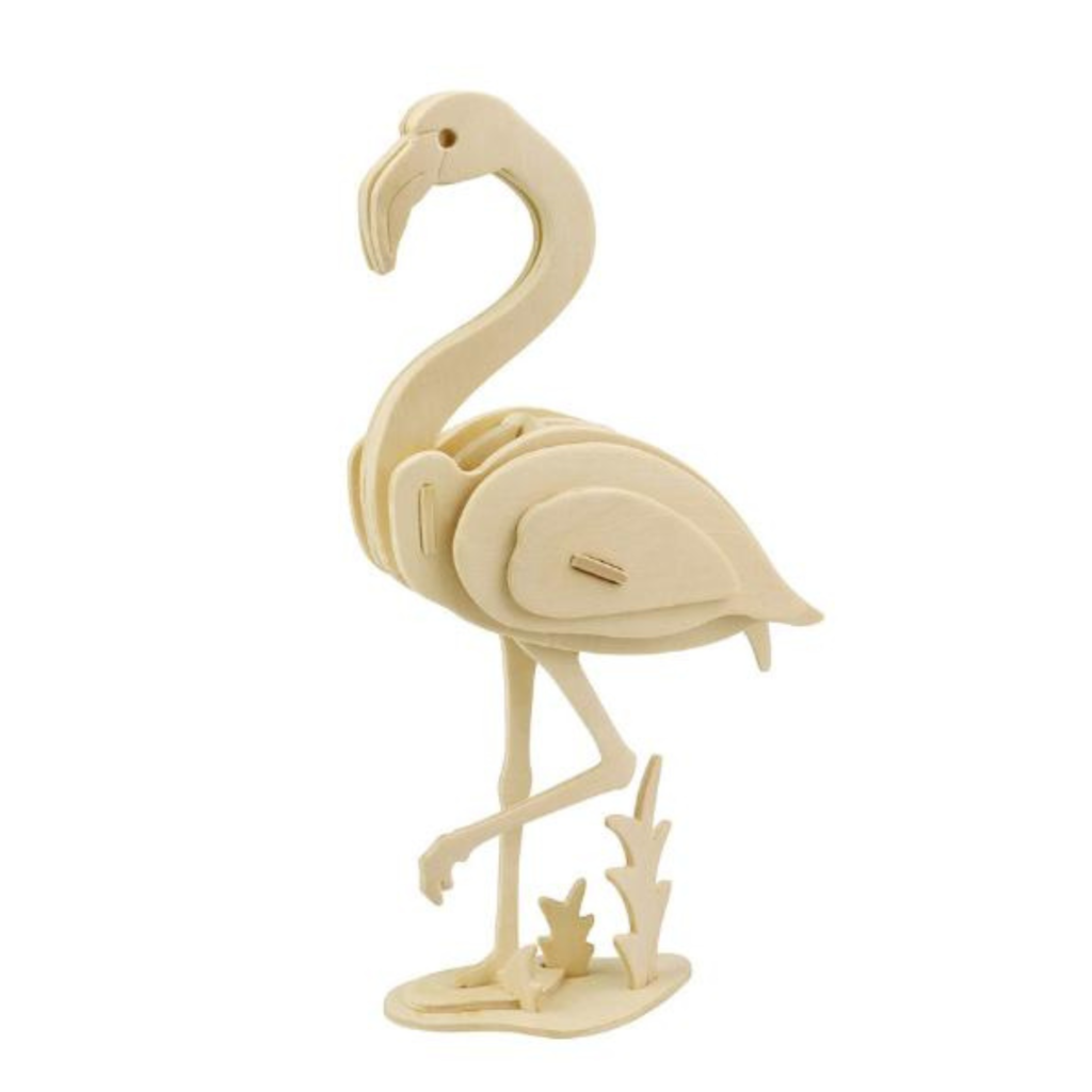 Flamingo Wooden 3D Puzzle
