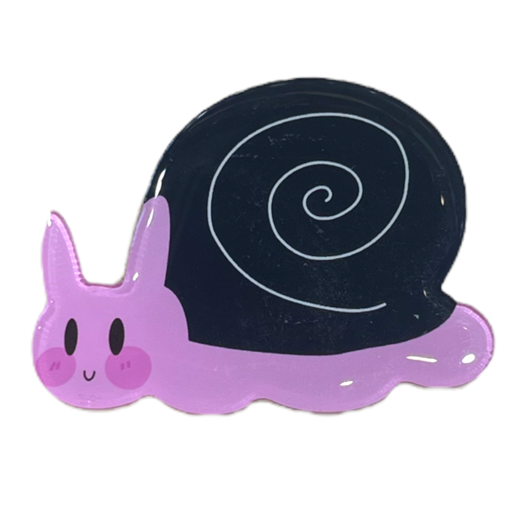 Snail Pop It Phone Stand - Purple