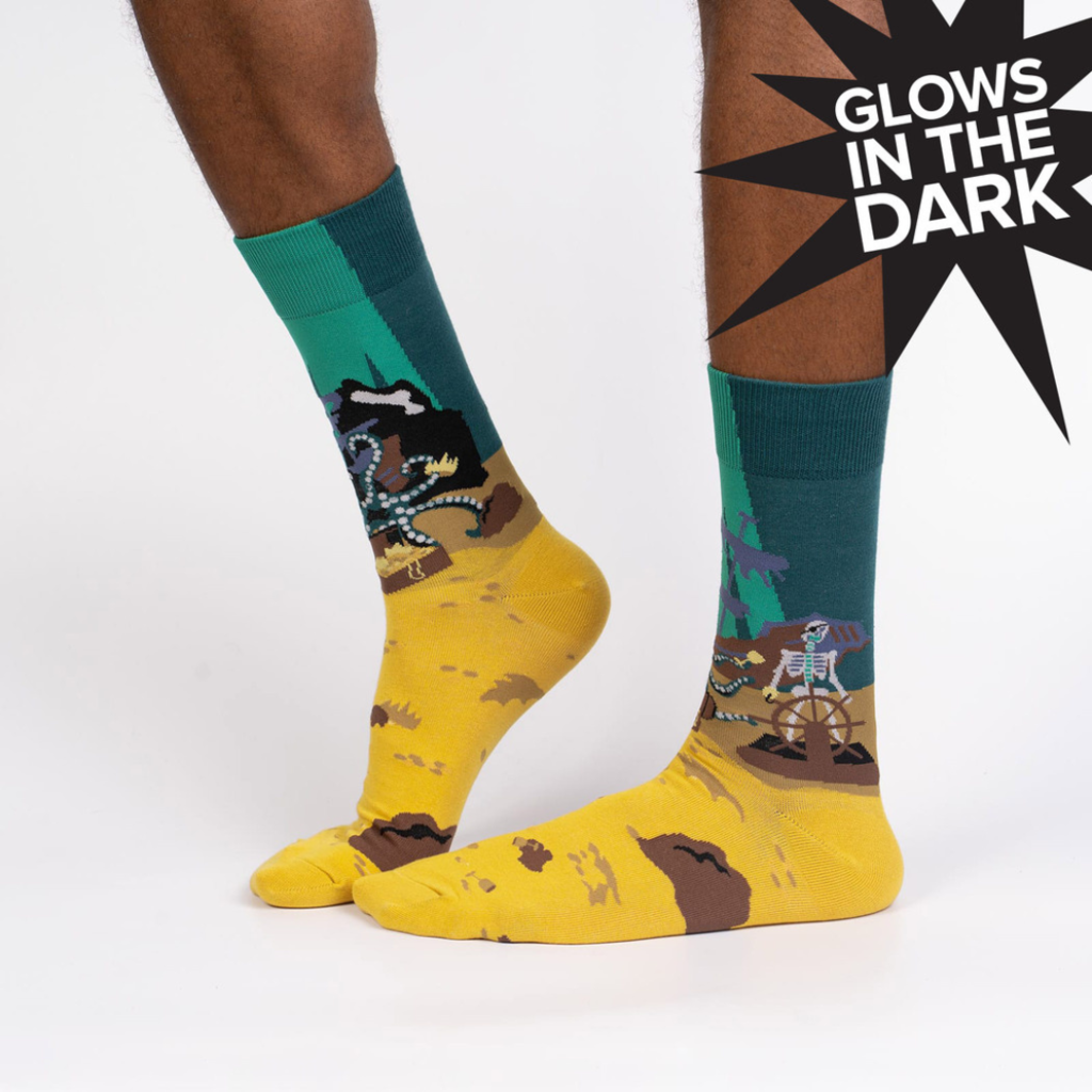 Glow In The Dark - Skeleton Crew Socks - Mens
