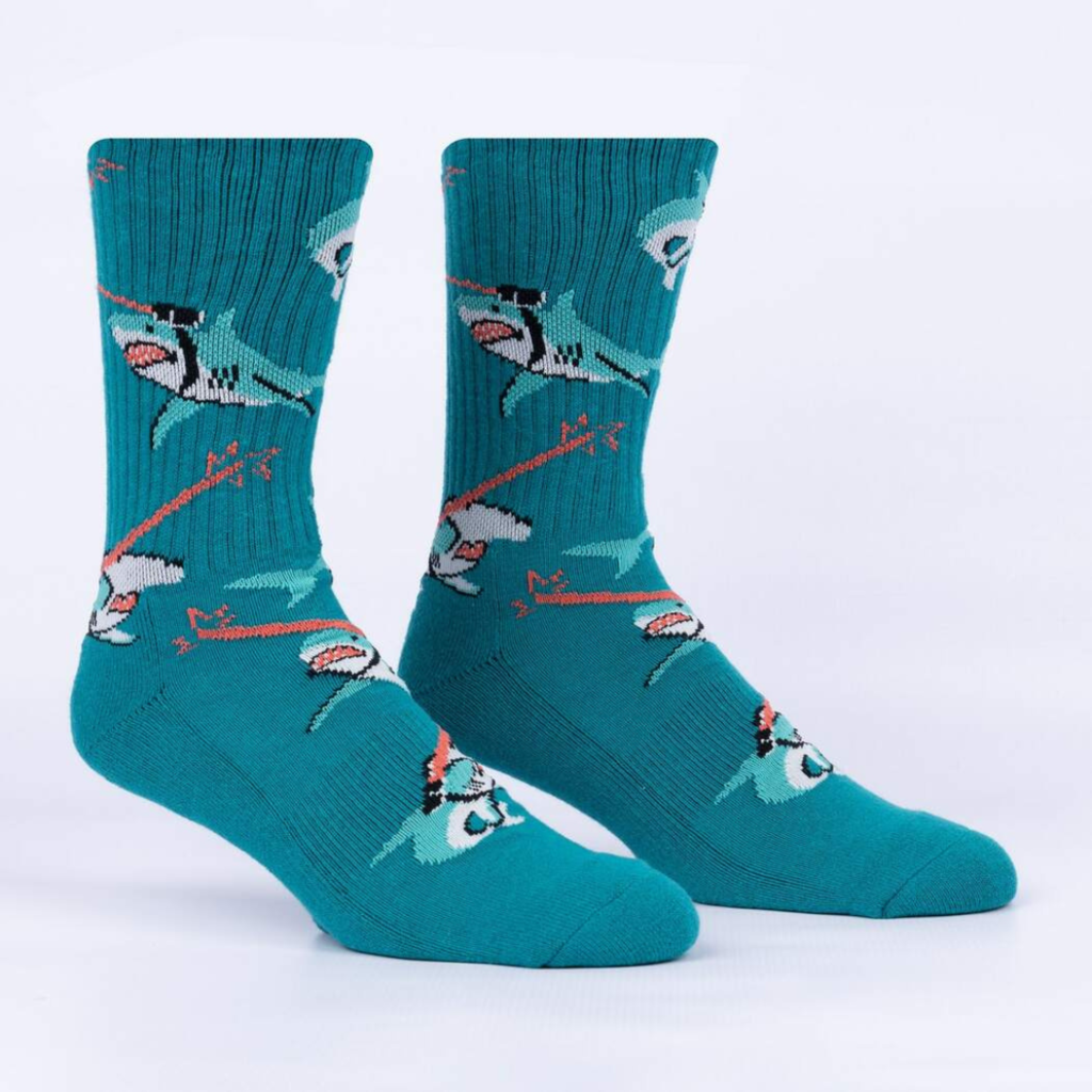 Frikkin Laser Beams Shark Socks - Mens