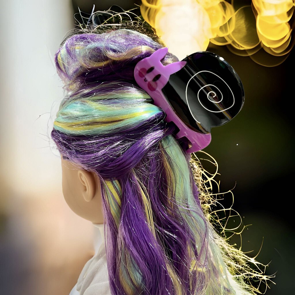 Snail Hair Claw Clip - Purple