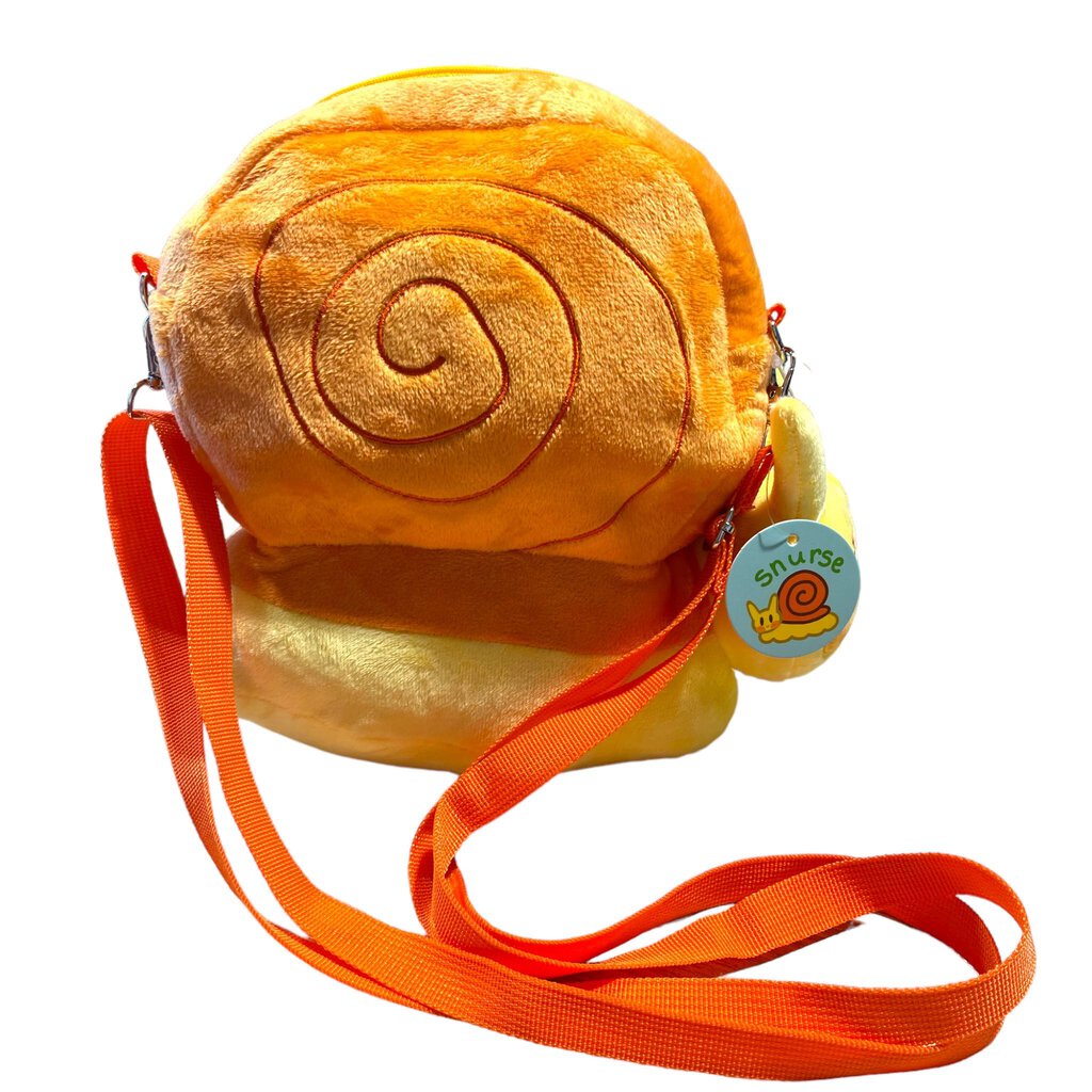 Plush Snail Purse - Orange Snurse