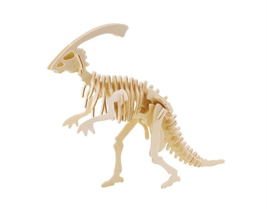 Longhorn Dino Wooden 3D Puzzle
